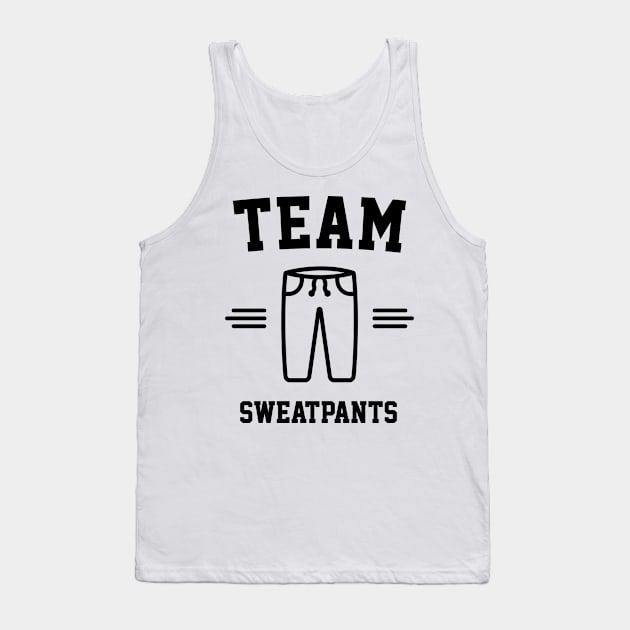 Team Sweatpants Tank Top by Calculated